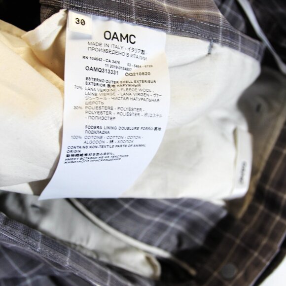 BNWT SS20 OAMC PLAID SHORTS 30 & 32 & 34 & 36 - Picture 14 of 14